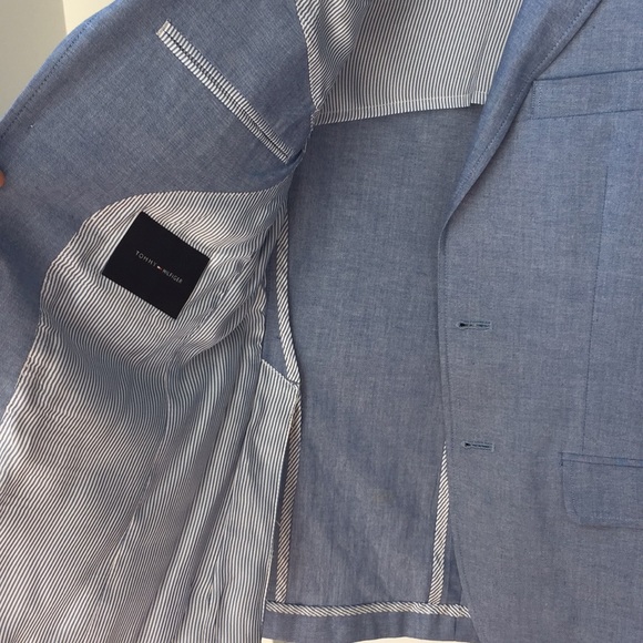 Tommy Hilfiger light blue blazer - Picture 3 of 7
